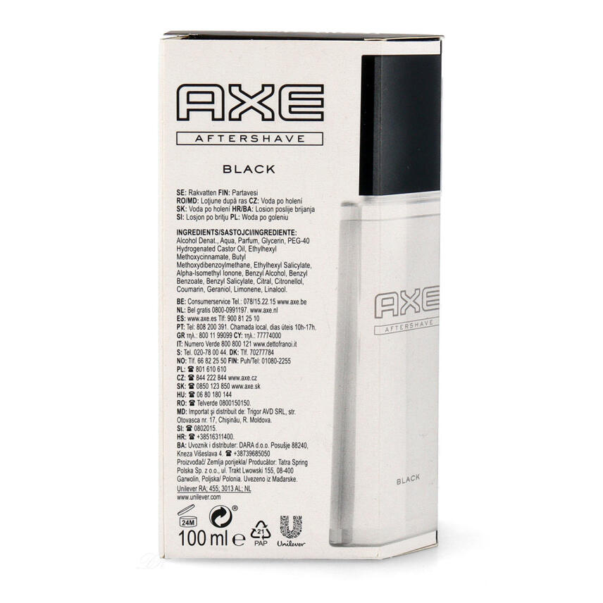 Axe Black After Shave 100ml