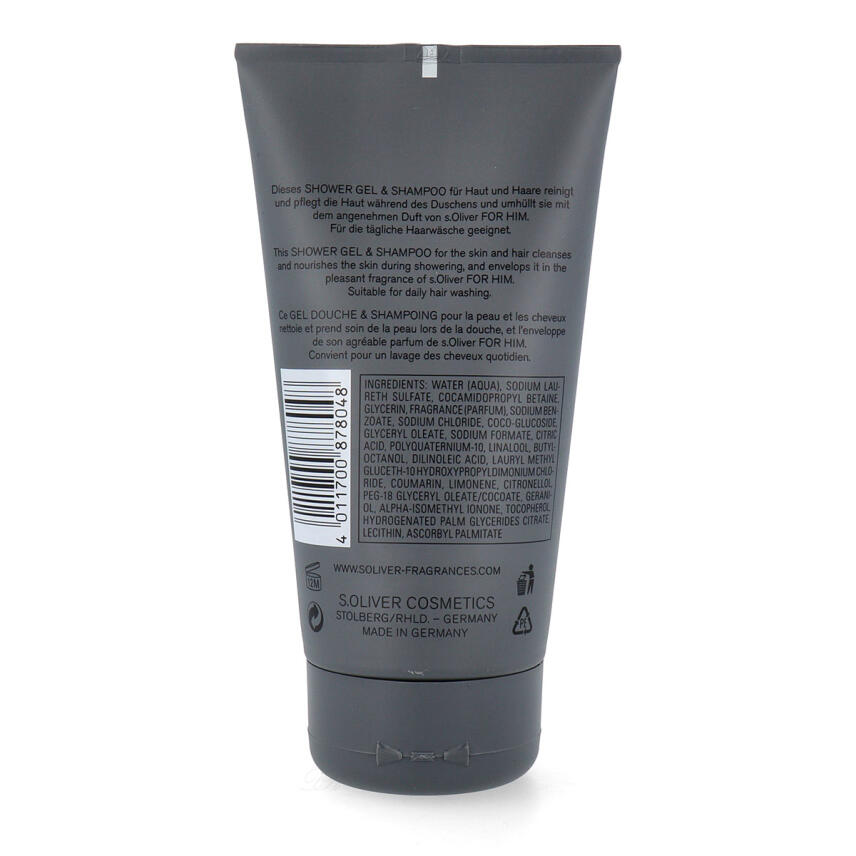s.Oliver for Him Duschgel &amp; Shampoo 150 ml