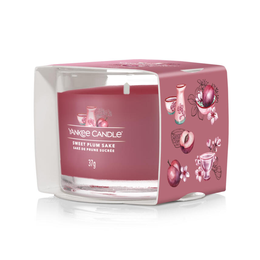 Yankee Candle Sweet Plum Sake Votivkerze im Glas 37 g
