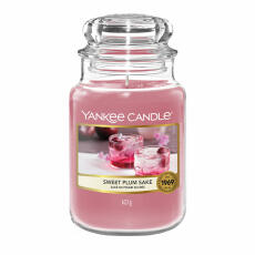 Yankee Candle Sweet Plum Sake Duftkerze Gro&szlig;es Glas 623 g
