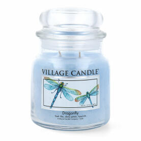 Village Candle Gardeners Friends Dragonfly Duftkerze Mittleres Glas 389 g