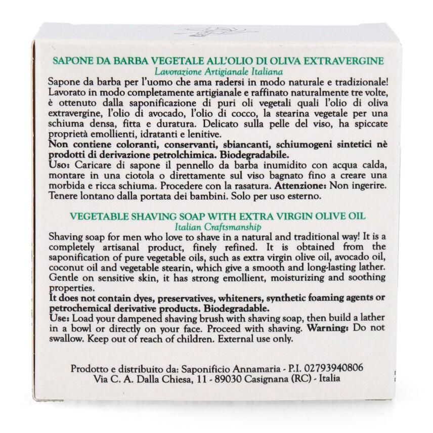 Saponificio Annamaria Eunice Rasierseife 125ml