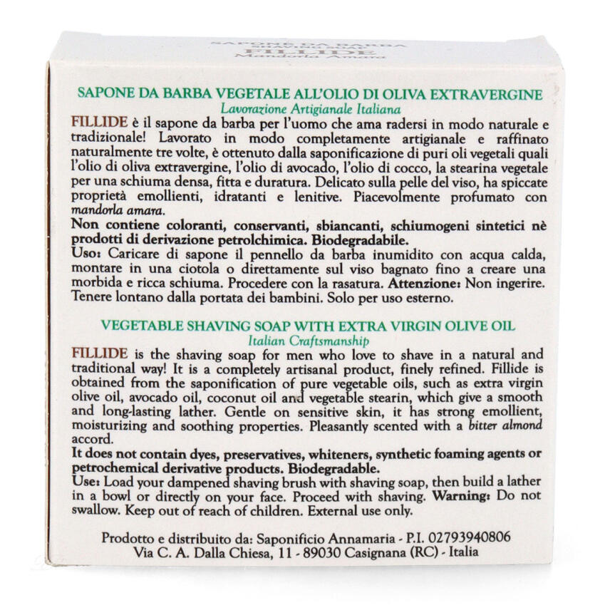 Saponificio Annamaria Fillide Rasierseife 125ml