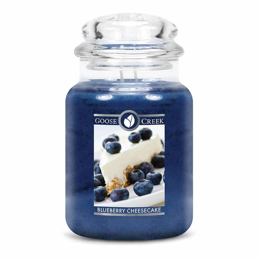 Goose Creek Candle Blueberry Cheesecake 2-Docht Duftkerze Gro&szlig;es Glas 680 g