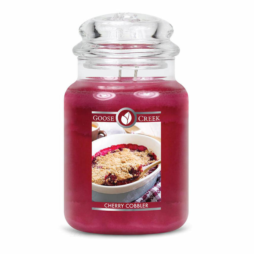 Goose Creek Candle Cherry Cobbler 2-Docht Duftkerze Gro&szlig;es Glas 680 g