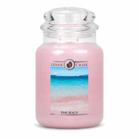 Goose Creek Candle Pink Beach 2-Docht Duftkerze Großes Glas 680 g