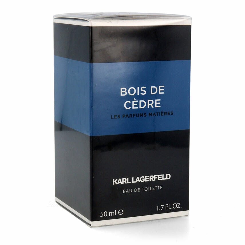 Karl Lagerfeld Bois de C&egrave;dre Eau de Toilette f&uuml;r Herren 50 ml vapo