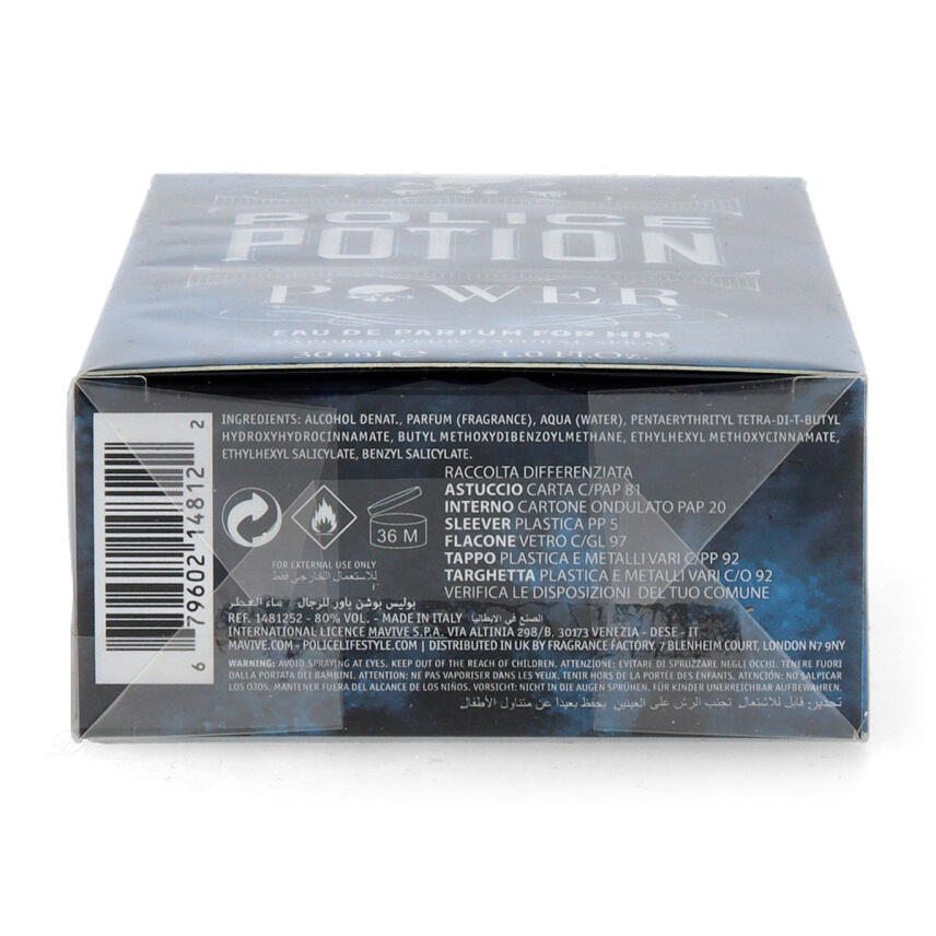 Police Potion Power Eau de Parfum f&uuml;r Herren 30 ml vapo