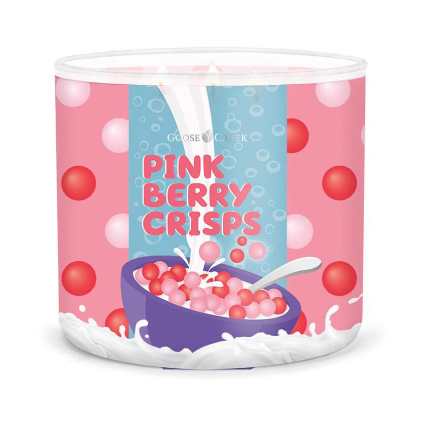 Goose Creek Candle Pink Berry Crisps - Cereal Collection 3-Docht Duftkerze 411 g