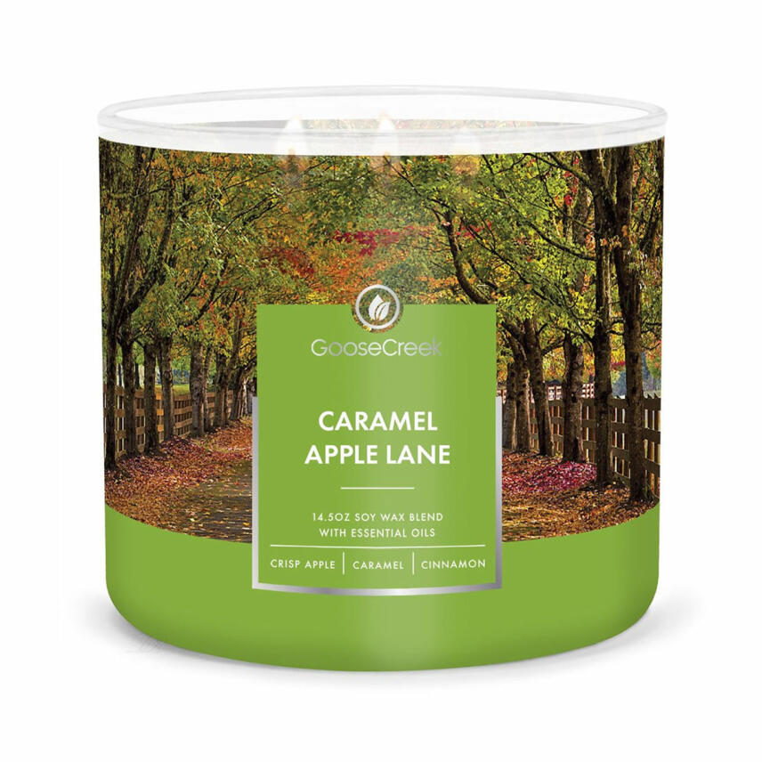 Goose Creek Candle Caramel Apple Lane 3-Docht Duftkerze 411 g