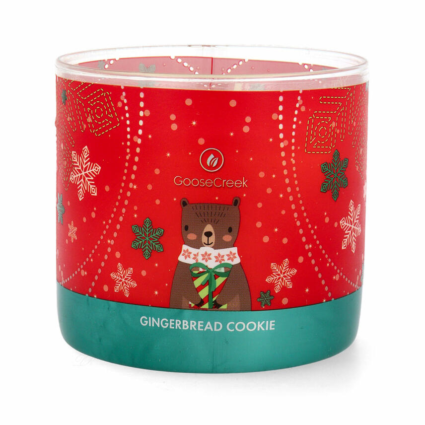 Goose Creek Candle Gingerbread Cookie - Cookie Swap Collection 3-Docht Duftkerze 411 g