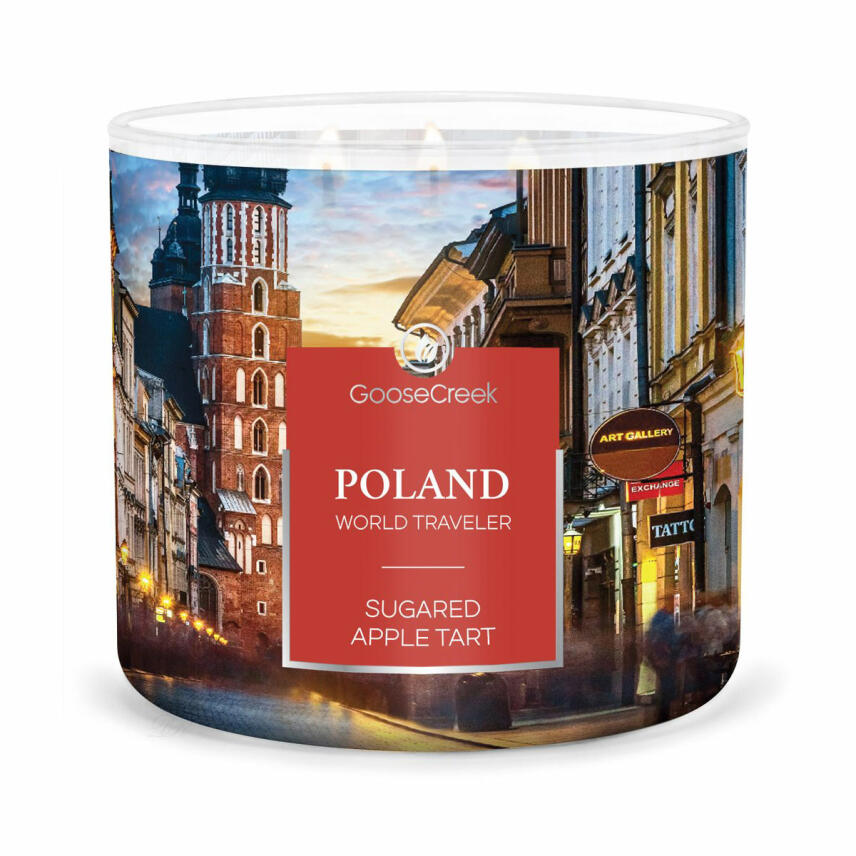 Goose Creek Candle Poland Sugared Apple Tart - World Traveler Collection 3-Docht Duftkerze 411 g