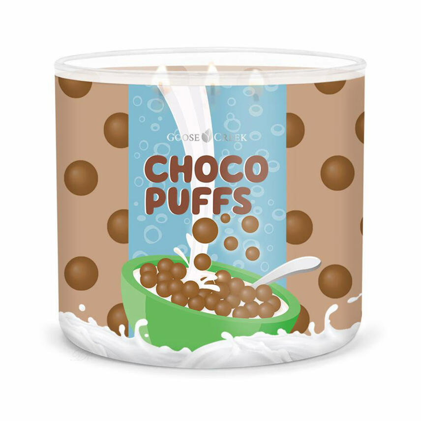 Goose Creek Candle Choco Puffs - Cereal Collection 3-Docht Duftkerze 411 g