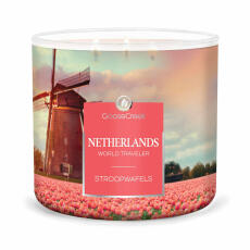 Goose Creek Candle Netherlands Stroopwafels - World Traveler Collection 3-Docht Duftkerze 411 g