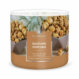 Goose Creek Candle Dazzling Popcorn 3-Wick Scented Candle...