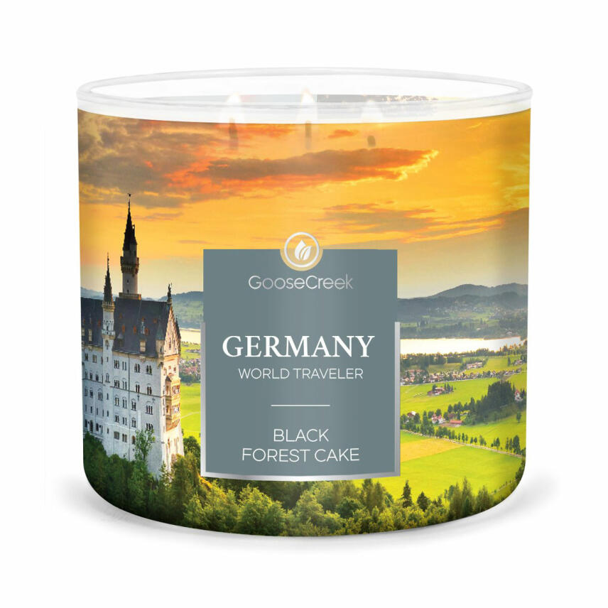 Goose Creek Candle Germany Black Forest Cake - World Traveler Collection 3-Docht Duftkerze 411 g