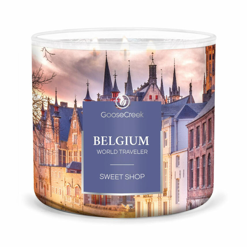 Goose Creek Candle Belgium Sweet Shop - World Traveler Collection 3-Docht Duftkerze 411 g