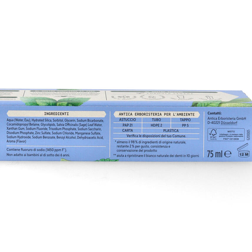 Antica Erboristeria Zahnpasta Sbiancante Whitening 75 ml