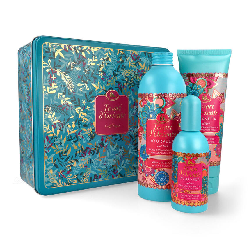 Tesori dOriente Ayurveda Geschenkset in edler Metallbox