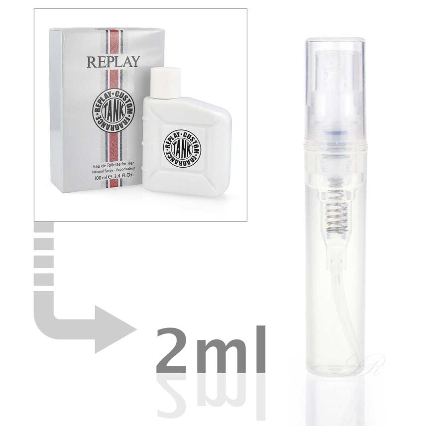 Replay #Tank Costum for her Eau de Toilette f&uuml;r Damen 2 ml - Probe