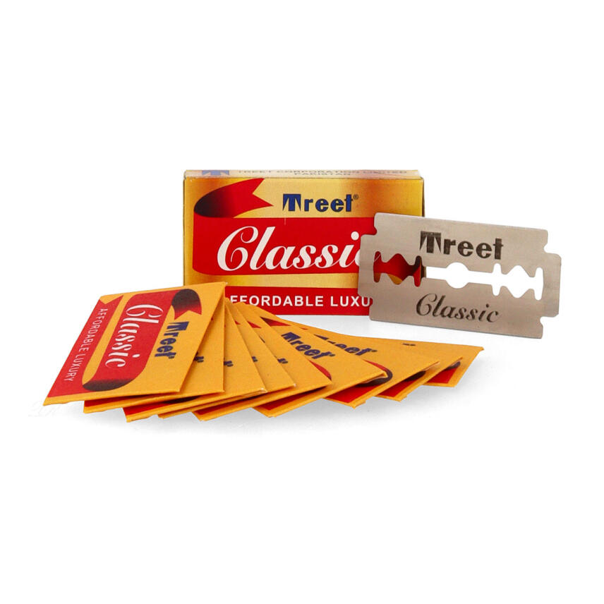 Treet classic Double Edge Rasierklingen Packungsinhalt 10 St&uuml;ck