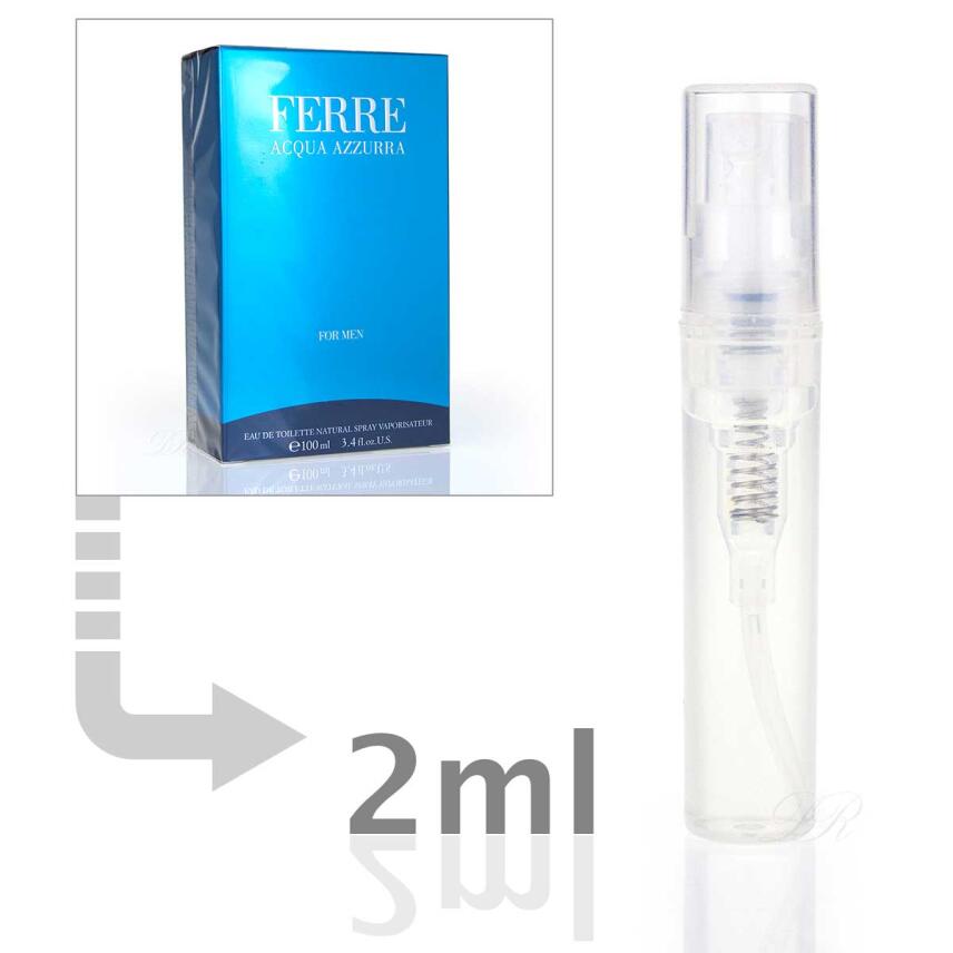 Gianfranco Ferre Acqua Azzurra Eau de Toilette f&uuml;r Herren 2 ml - Probe