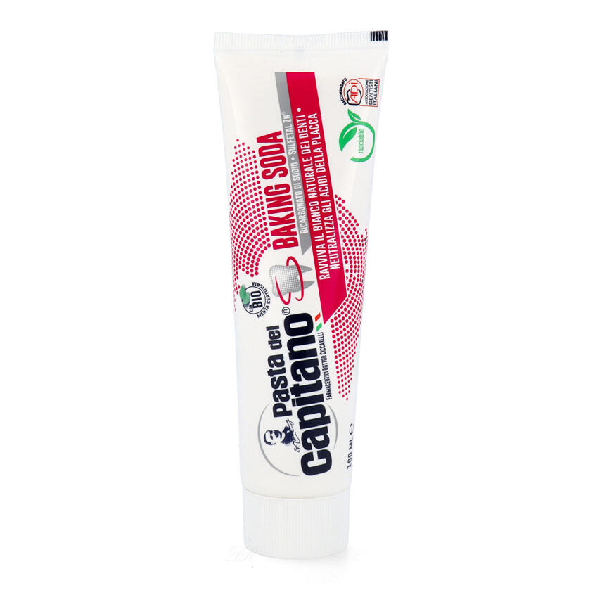 Pasta del Capitano Baking Soda Zahnpasta mit Bio Minze 100 ml
