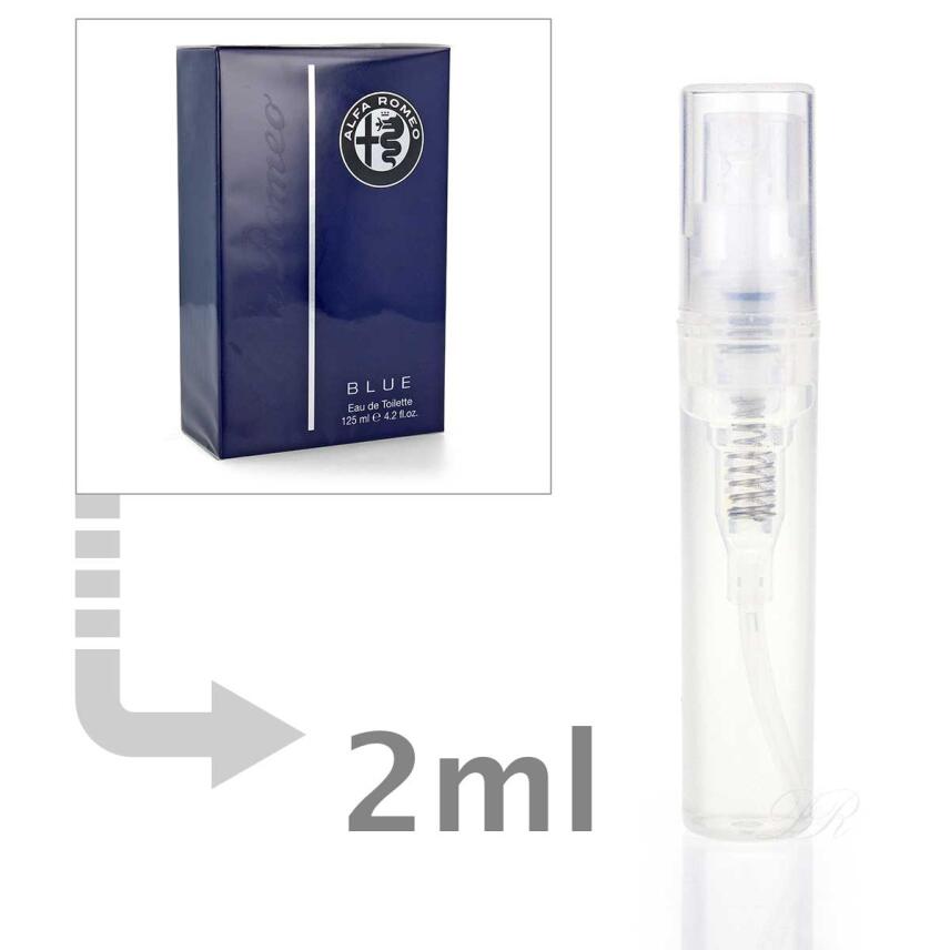 Alfa Romeo Blue Eau de Toilette f&uuml;r Herren 2 ml - Probe