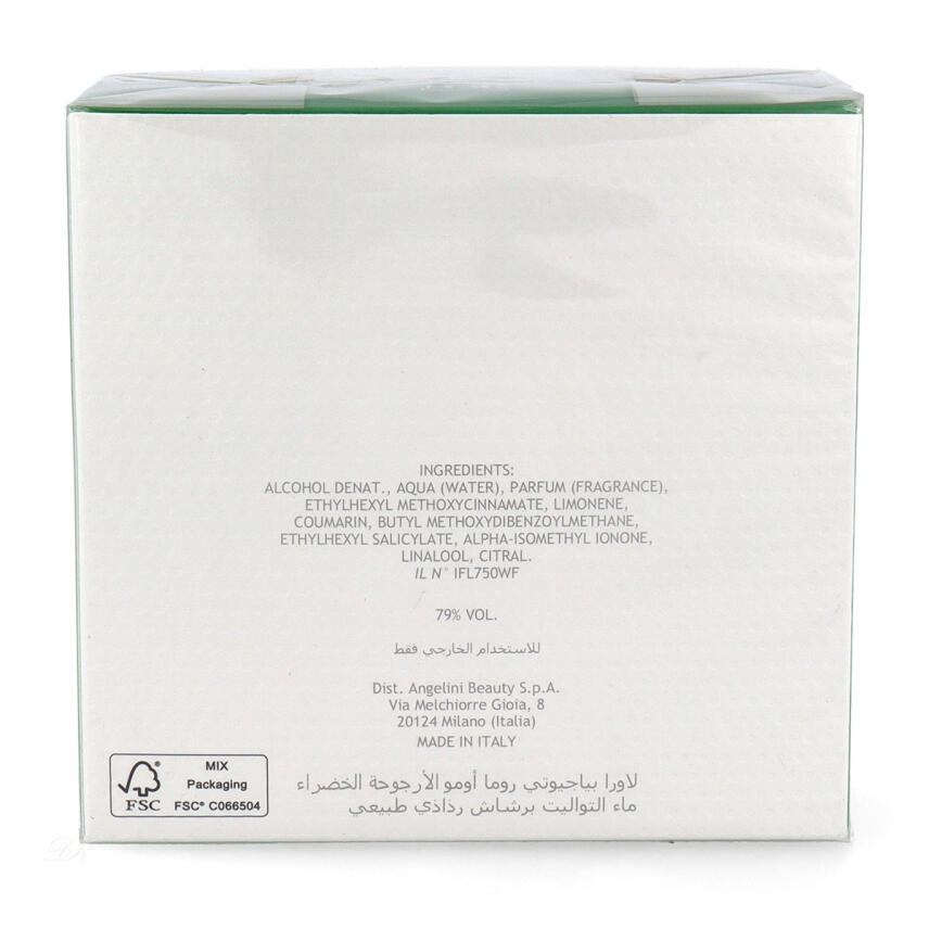 Laura Biagiotti Roma Uomo Green Swing Eau de Toilette 75 ml vapo