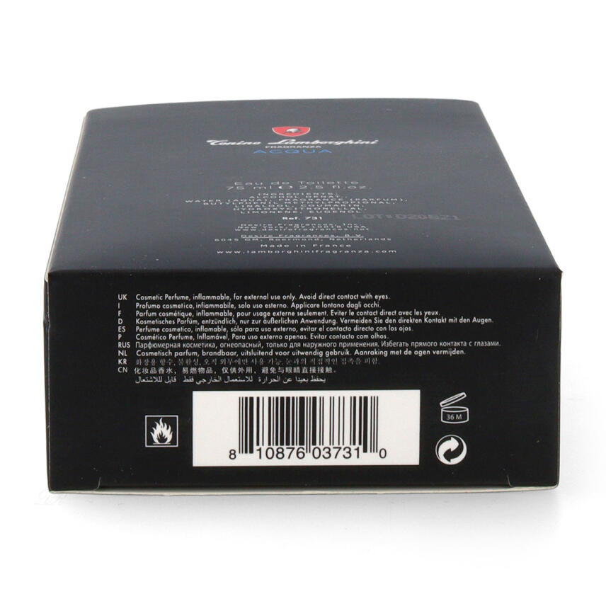 Tonino Lamborghini Acqua Eau de Toilette 75 ml vapo