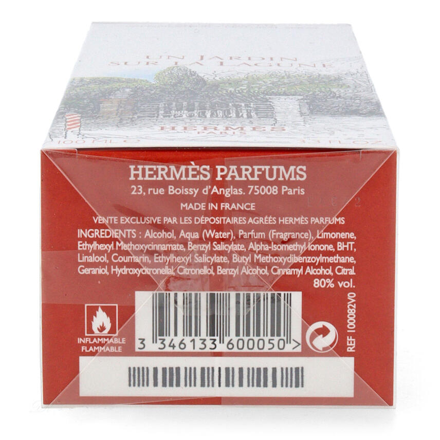 Hermes Un Jardin Sur La Lagune Eau de Toilette pour femme 100ml