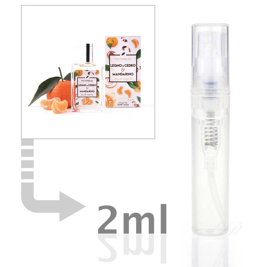 Phytorelax Legno di Cedro &amp; Mandarino Eau de Toilette 2 ml - Probe