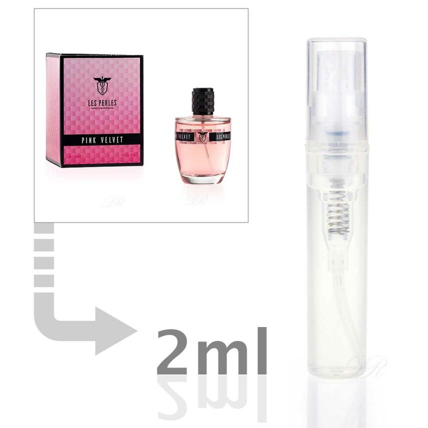 Les Perles Pink Velvet Eau de Parfum f&uuml;r Damen 2 ml - Probe