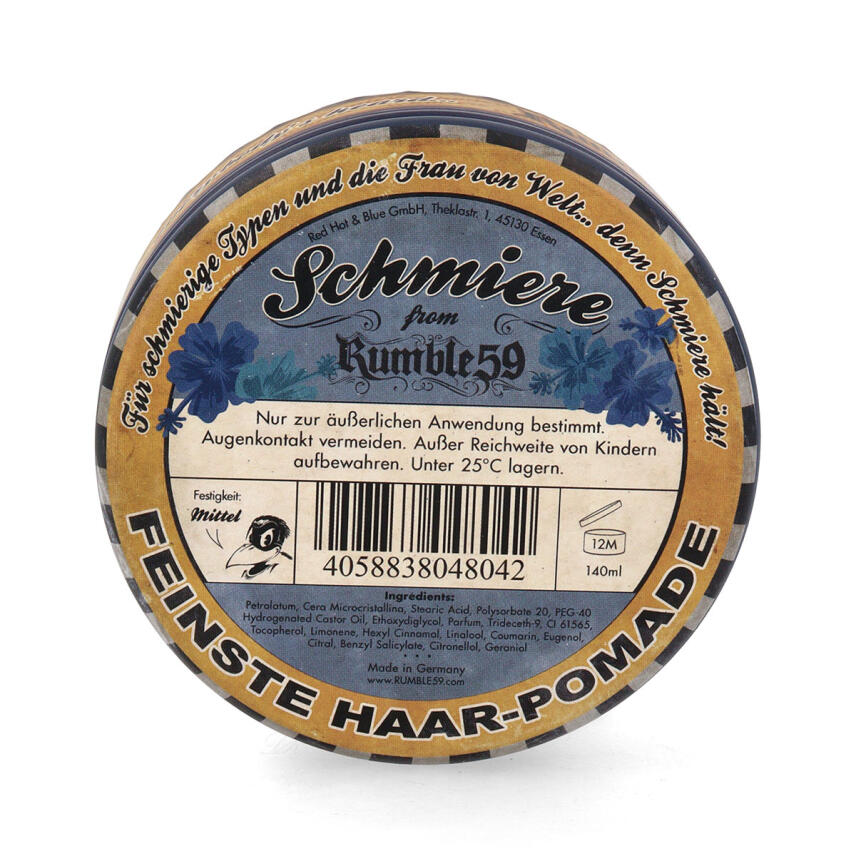 Rumble 59 Schmiere Pomade Special Edition Surfin Bird mittel 140 ml