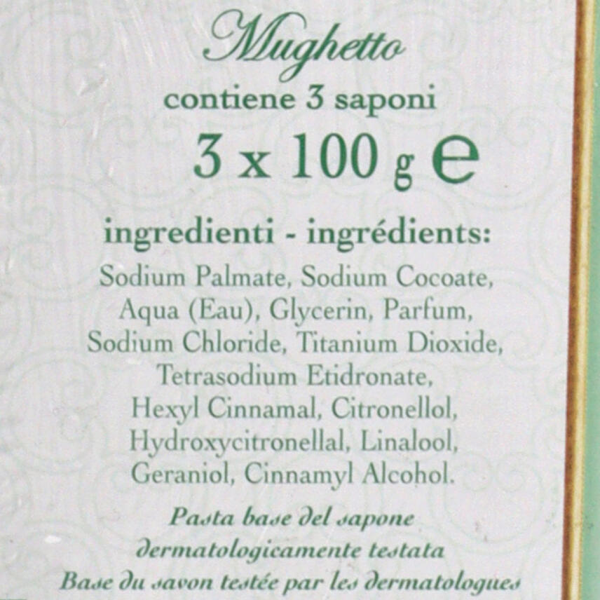 Saponificio Artigianale Fiorentino Maigl&ouml;ckchen Seifen in Box 3 x 100 g oval