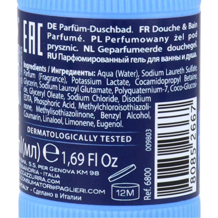 Paglieri Felce Azzurra Badeschaum Classico 50 ml Mini - travel Edition