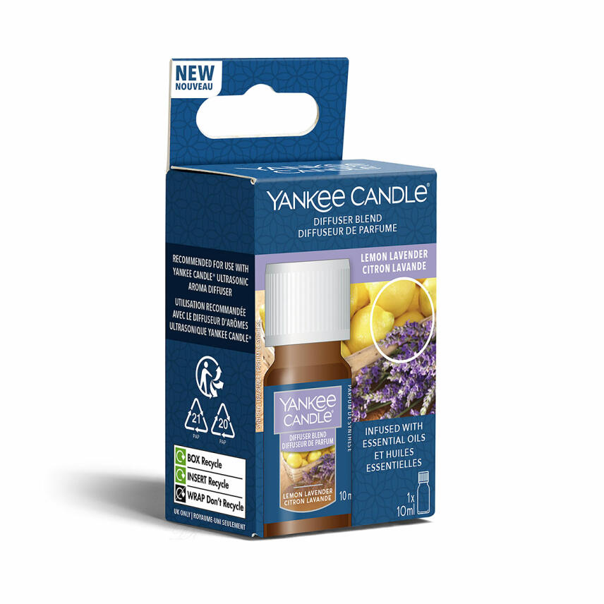 Yankee Candle Lemon Lavender Ultrasonic Aroma Diffuser Refill 10 ml