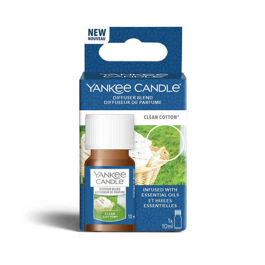 Yankee Candle Clean Cotton Ultrasonic Aroma Diffuser Refill 10 ml