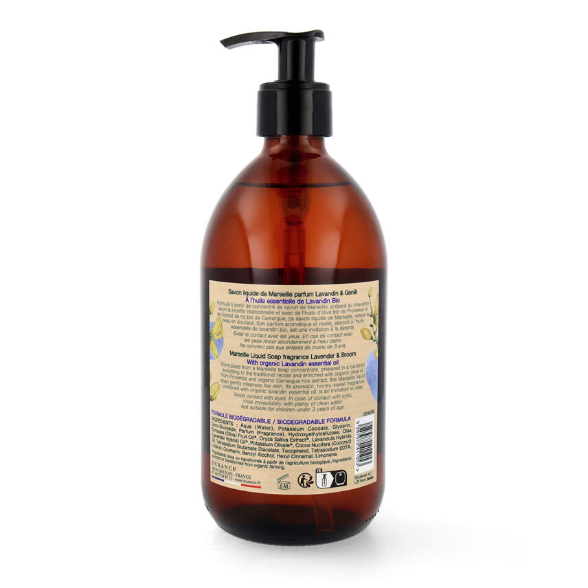 Durance Marseiller Fl&uuml;ssigseife Lavandin &amp; Ginster 500 ml