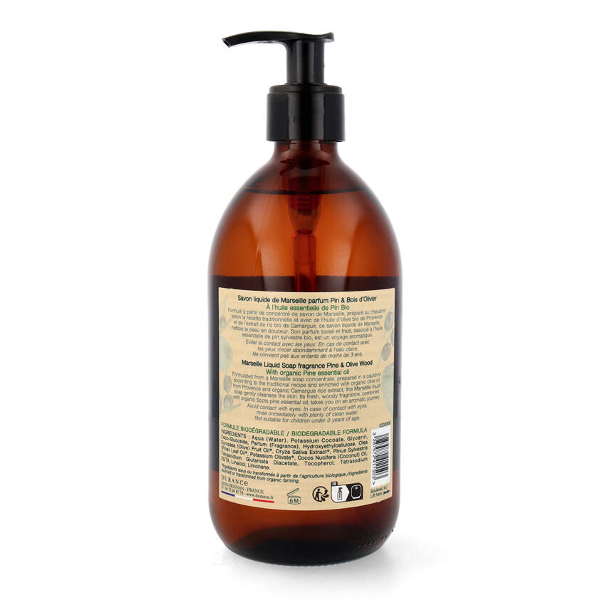 Durance Marseiller Fl&uuml;ssigseife Kiefer &amp; Olivenholz 500 ml