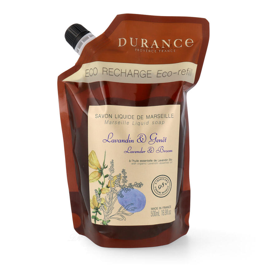 Durance Marseiller Fl&uuml;ssigseife Lavandin &amp; Ginster 500 ml &Ouml;ko-Nachf&uuml;llpackung