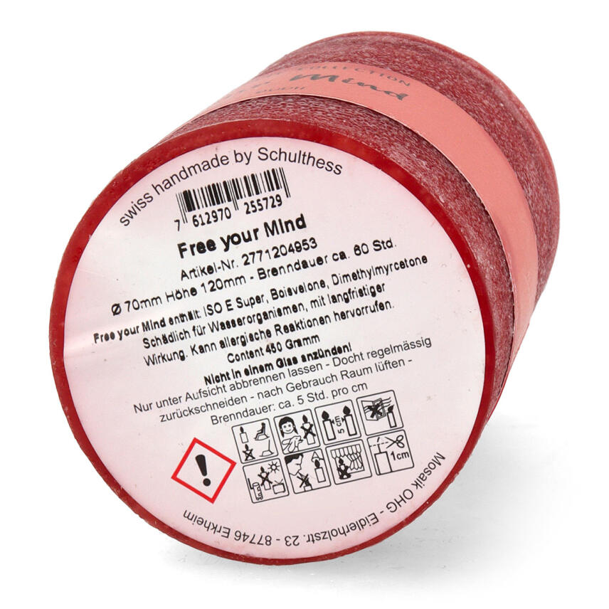 Schulthess Happiness Circle Free your Mind Duftkerze 450 g