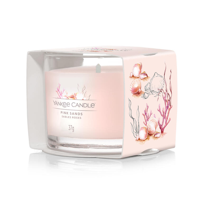 Yankee Candle Pink Sands Votivkerze im Glas 37 g