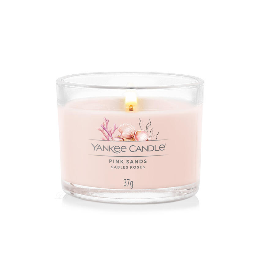Yankee Candle Pink Sands Votivkerze im Glas 37 g
