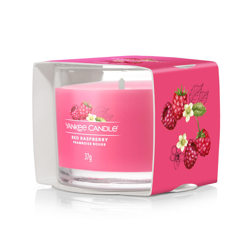 Yankee Candle Red Raspberry Votivkerze im Glas 37 g
