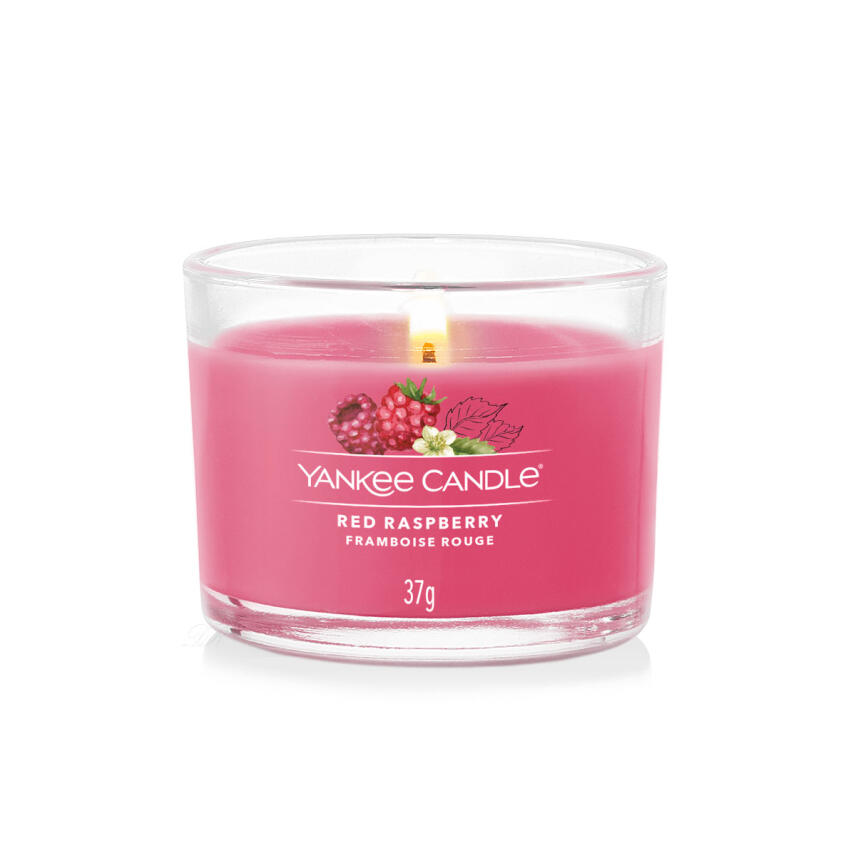 Yankee Candle Red Raspberry Votivkerze im Glas 37 g