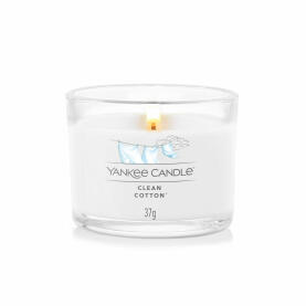 Yankee Candle Votivkerze im Glas Clean Cotton 37 g