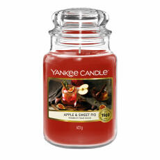 Yankee Candle Apple &amp; Sweet Fig Duftkerze Gro&szlig;es Glas 623 g