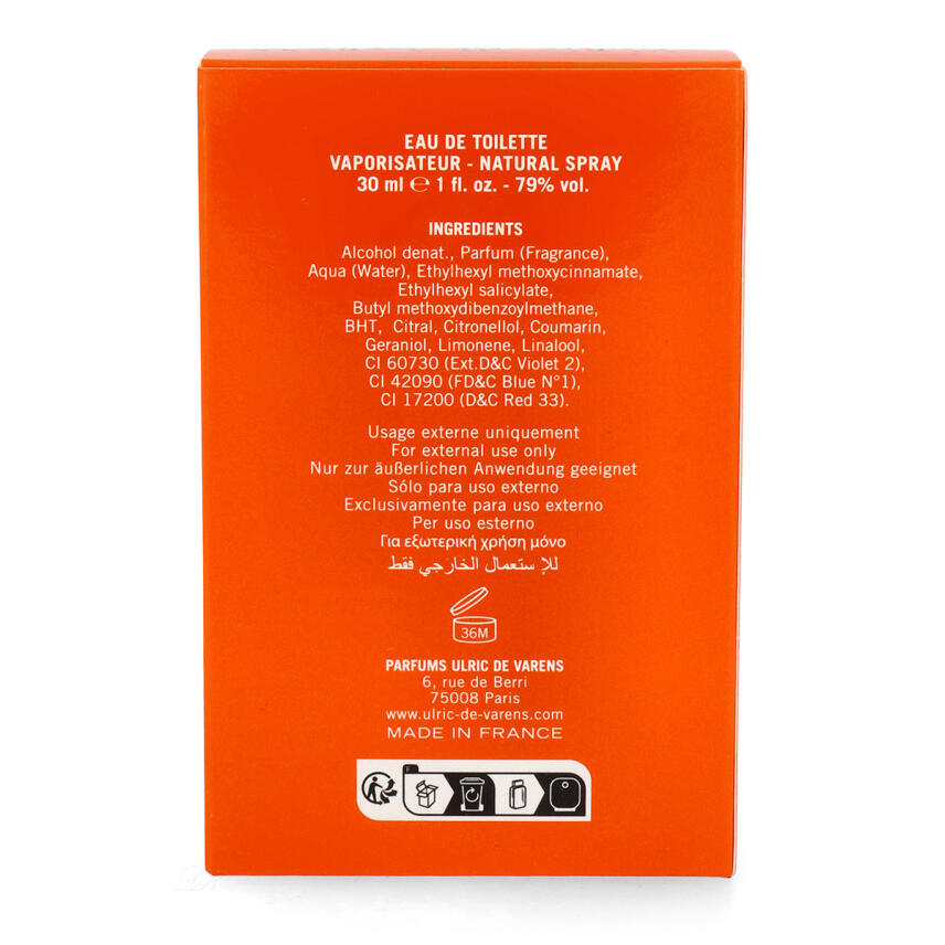 Ulric de Varens Absolute Bomb Eau de Toilette 30ml vapo