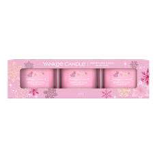 Yankee Candle Snowflake Kisses 3 Pack Votivkerze im Glas 37 g